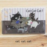ミニグリーティングカードcatcatcat