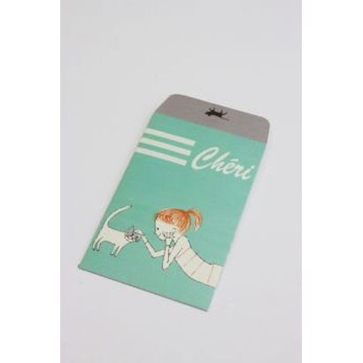 1袋5枚入り 58mm×95mm ミニ封筒 Cheri