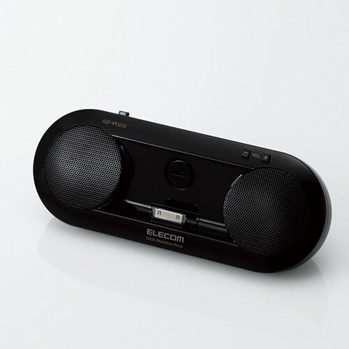 iPhone用Dockスピーカ ブラック ASP-IPD200BK