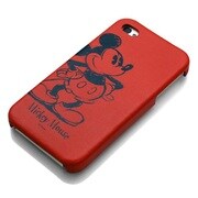PG-IJK582RD [iPhone4S用 レザータイプケース ミッキーレッド]