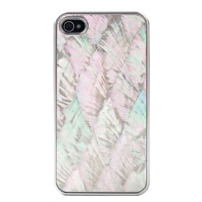 PopnGo COMBI シリーズ マザーオブパール ホワイト/天然シェル [iPhone4/4S用ケース]