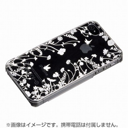 CP-LAIP4SPTWT [Ctrl+ LAYERED プランツ iPhone4S/4 専用ケース ホワイト]