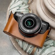 LUMIX DMC-GX1専用 本革速写ケース ブラウン CSJ-GX1-12