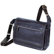 13-5971 [BAGGEX 合皮ショルダーバッグ ネイビー]