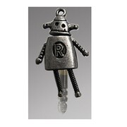 MS-717 ピンジャックTOY ロボ1SV [イヤホンジャックアクセサリー]