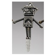 MS-717 ピンジャックTOY ロボ2SV [イヤホンジャックアクセサリー]