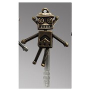 MS-717 ピンジャックTOY ロボ2GD [イヤホンジャックアクセサリー]