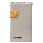 XPERIA acro HD SO-3D/IS12S用ケース Prestige color Edge Diary(プレステージカラーエッジダイアリー) ライトゴールド
