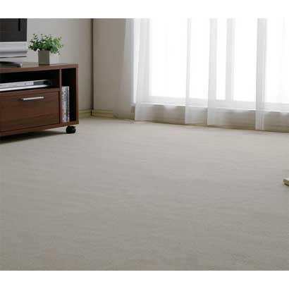 ピースカーペット 4.5畳 261cm×261cm アイボリー PPM-450AV