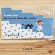MGC01014 ミニグリーティングカードstairs
