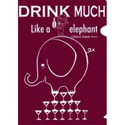 CF1-02 クリアフォルダー drink much