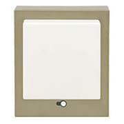 電池式ガーデンセンサーLEDライト 角型 グレー ZSL-KK
