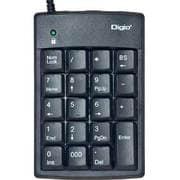 2ポートUSBハブ付きテンキー ブラック TNK-SUH226BK