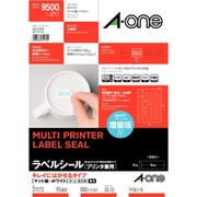 ラベルシール プリンタ兼用 きれいにはがせるタイプ A4 95面 四辺余白付角丸 100シート 31172