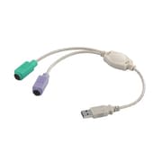 BSUAPS2B02IV [USB2.0ケーブル (A to PS/2) 分岐型 0.26m アイボリー]