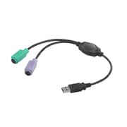 BSUAPS2B02BK [USB2.0ケーブル (A to PS/2) 分岐型 0.26m ブラック]