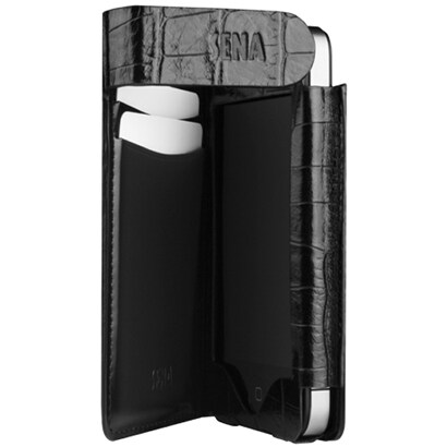 SNA-HAMPTONW-IP4-BK [SENA Hampton Wallet for the iPhone 4 & 4S クロコブラック]