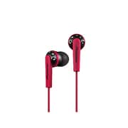 レッド BASSHEAD 密閉型インナーイヤーヘッドホン SE-CL711-R