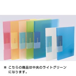 クランプファイル A4サイズ ライトグリーン CCL-A4-CLG
