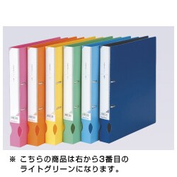 Dリングファイル A4サイズ Lグリーン IDF-A4-LG