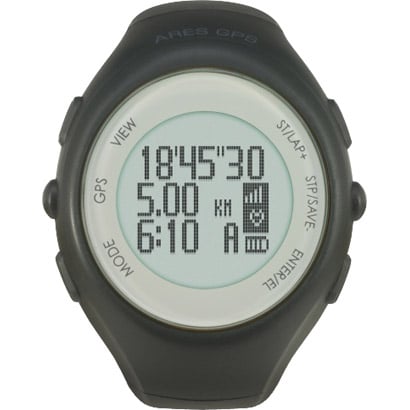 GPSウォッチ ARES ダークグレー×ホワイトグレー 心拍計付き 8H AR-2080GRC