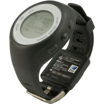 GPSウォッチ ARES ダークグレー×ホワイトグレー 心拍計・Edy付き 8H AR-2080GREC