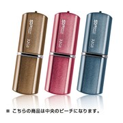 USB2.0対応 USBフラッシュメモリ LLuxMini720 32GB ピーチ SP032GBUF2720V1H