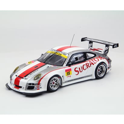 44676 [1/43 アートテイスト ポルシェ スーパーGT300 2011 No.15 ホワイト/オレンジ]