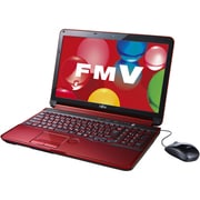 LIFEBOOK AH56/Hシリーズ 15.6型ワイド液晶/HDD750GB/Blu-rayDiscドライブ ガーネットレッド FMVA56HR