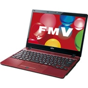 LIFEBOOK SH54/Hシリーズ 13.3型ワイド液晶/SSD128GB/DVDスーパーマルチ ガーネットレッド FMVS54HR