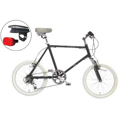 自転車(20型)  サス付6段変速 RS-620-BK