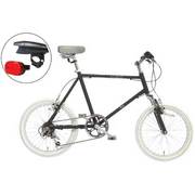 自転車(20型) サス付6段変速 RS-620-BK