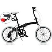 自転車(20型) アルミ折りたたみ6段変速 RS-102