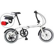自転車(16型) アルミ折りたたみ 7段変速 RS-160