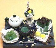 3205 12ヶ月のミニチュアスウィーツキット お抹茶セット [季節のミニチュアキット]