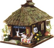 8617 大内宿のそば屋さん 組み立てキット [ジオラマキット]