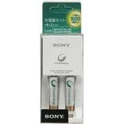ニッケル水素充電器セット 単3・単4形電池兼用 単4形ニッケル水素電池2本付 最大2本まで充電可能 BCG34HW24K