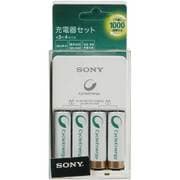 ニッケル水素充電器セット 単3・単4形電池兼用 単3形ニッケル水素電池4本付 最大4本まで充電可能 BCG34HH4K