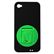 MABF-IP4SBGS1 [iPhone4Sケース ブラック・グリーン]