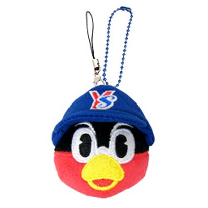 東京ヤクルトスワローズ オフィシャルライセンスグッズ [つば九郎 まんまるストラップ 6cm]