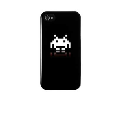 SI-IPH4-P-MI [iPhone4S/4用ケース SPACE INVADERS（スペースインベーダー） ミラー]