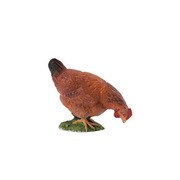 51043 FARM ANIMALS たべるメンドリ 茶