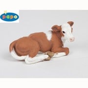 51143 FARM ANIMALS シンメンタール子牛（伏）