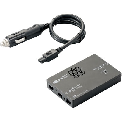 DC・ACインバーター 車載用 USBポート搭載 100W LPA-CIVT100BK