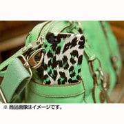 Calligraphic Leopard iPhone4S [レオパードケース ヒョウ柄 ミントブルー グリーン]