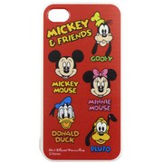 OH。ミッキー&フレンズ カスタムカバーiPhone4S用 フェイス