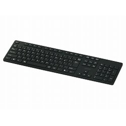 Bluetooth3.0対応 薄型ワイヤレスキーボード 省エネモデル ブラック BSKBB09BK