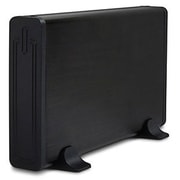 USB3.0接続 S-ATA3.5インチHDD用外付けケース ACアダプタ・縦置き用スタンド付属 ブラック 鎌蔵 KAMAZO-S35-U3-BK
