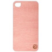 iPhone4S／4用 リアルウッドケース Amapa Pink アマパピンク