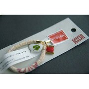 AR0101055 [縁起担ぎの四葉ストラップ 赤い糸]